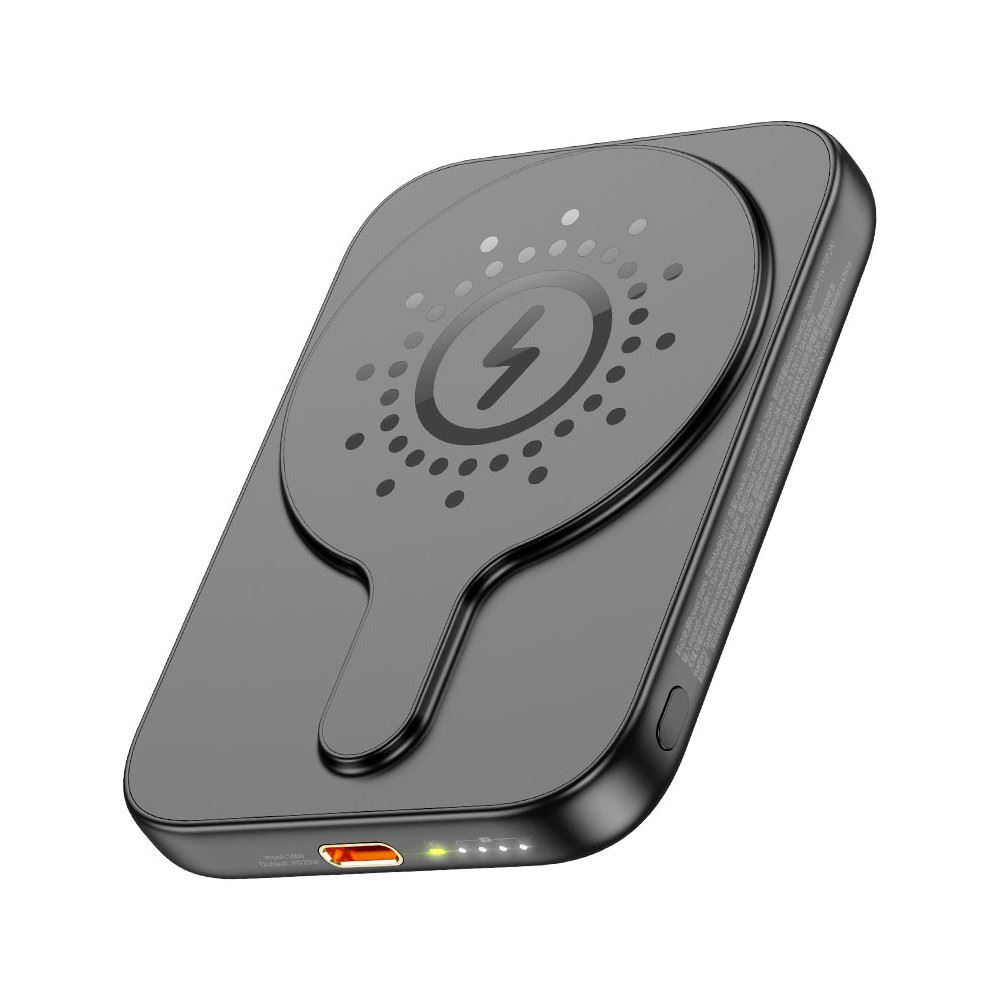 Power Bank Hoco J117 Carga Inalámbrica de 5000 mAh Negro