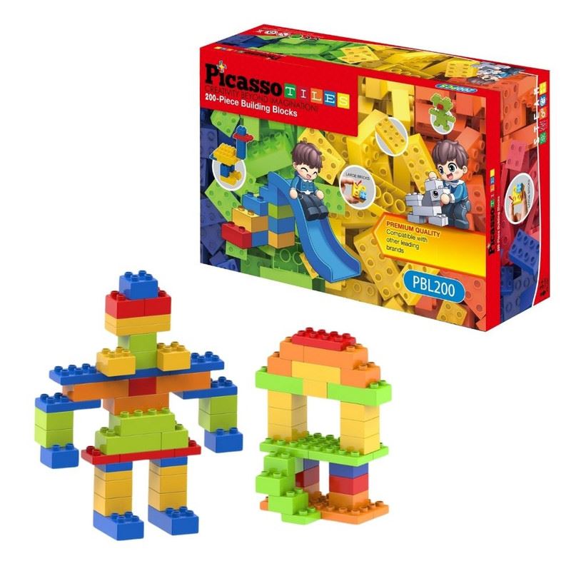 Kit de de 200 Bloques de Construcción Grandes