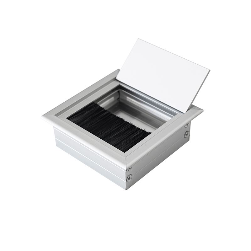 Pasacable de aluminio 8 x 8 cm Más Casa Perú