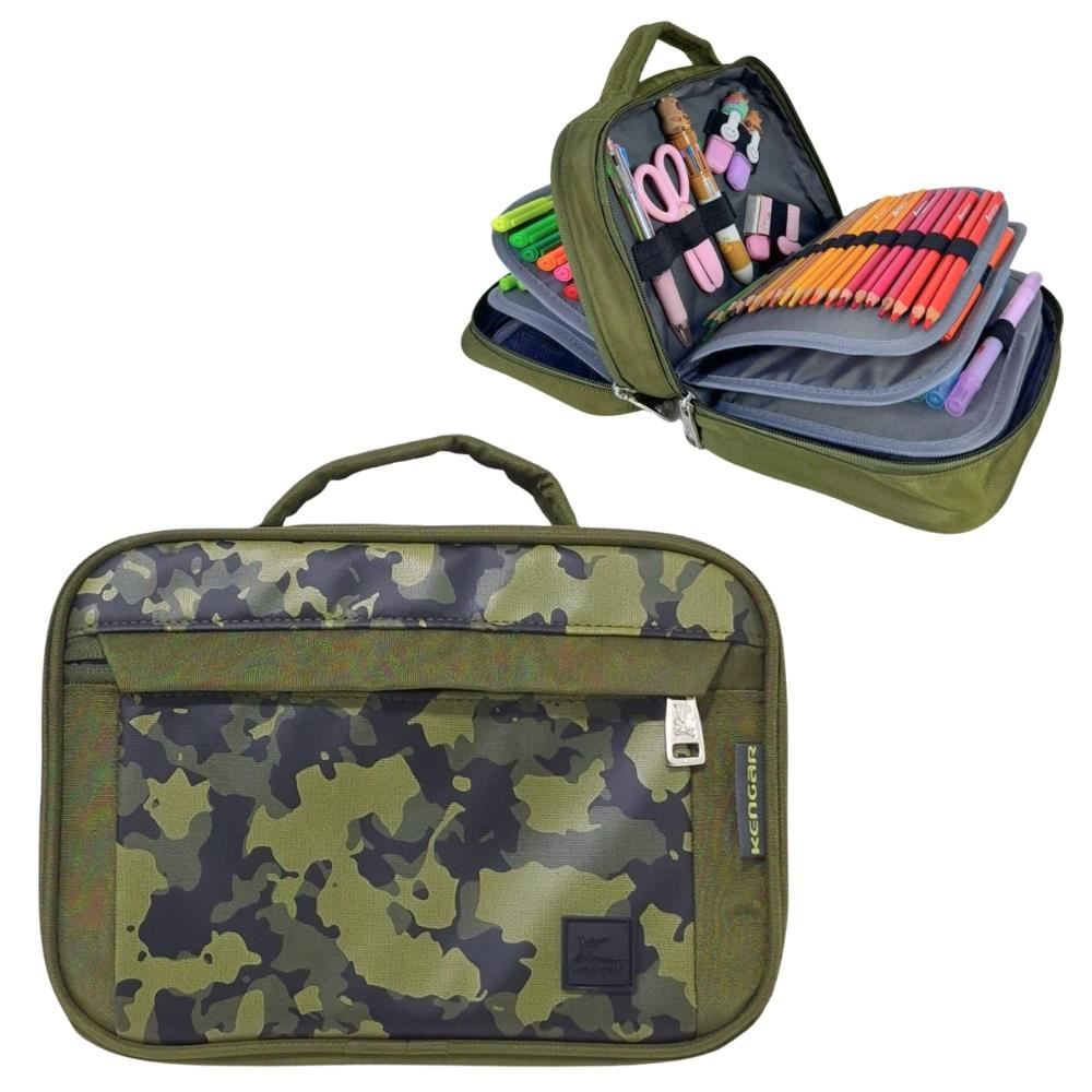 Cartuchera Organizadora Pencil Kengar - Ranger Verde Militar