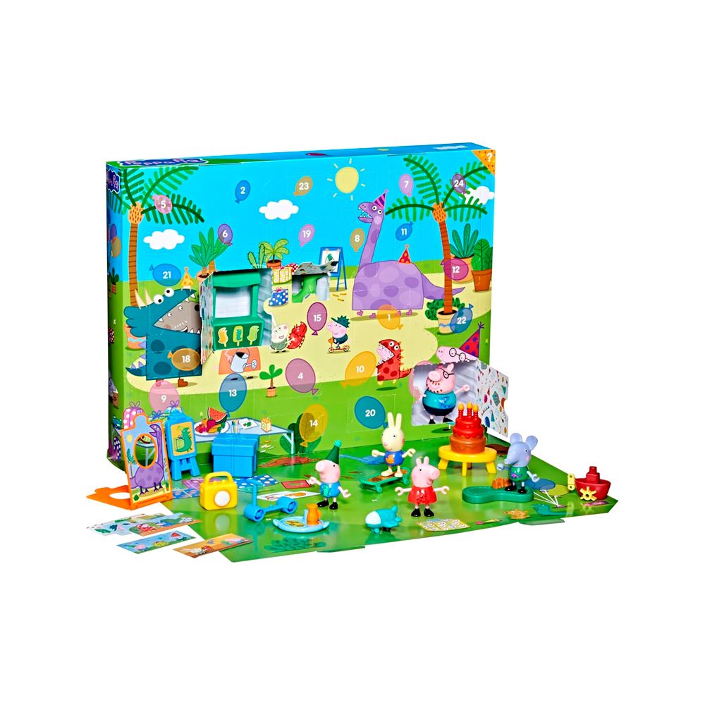 Peppa Pig Georges Party Calendar with 24 Surprise