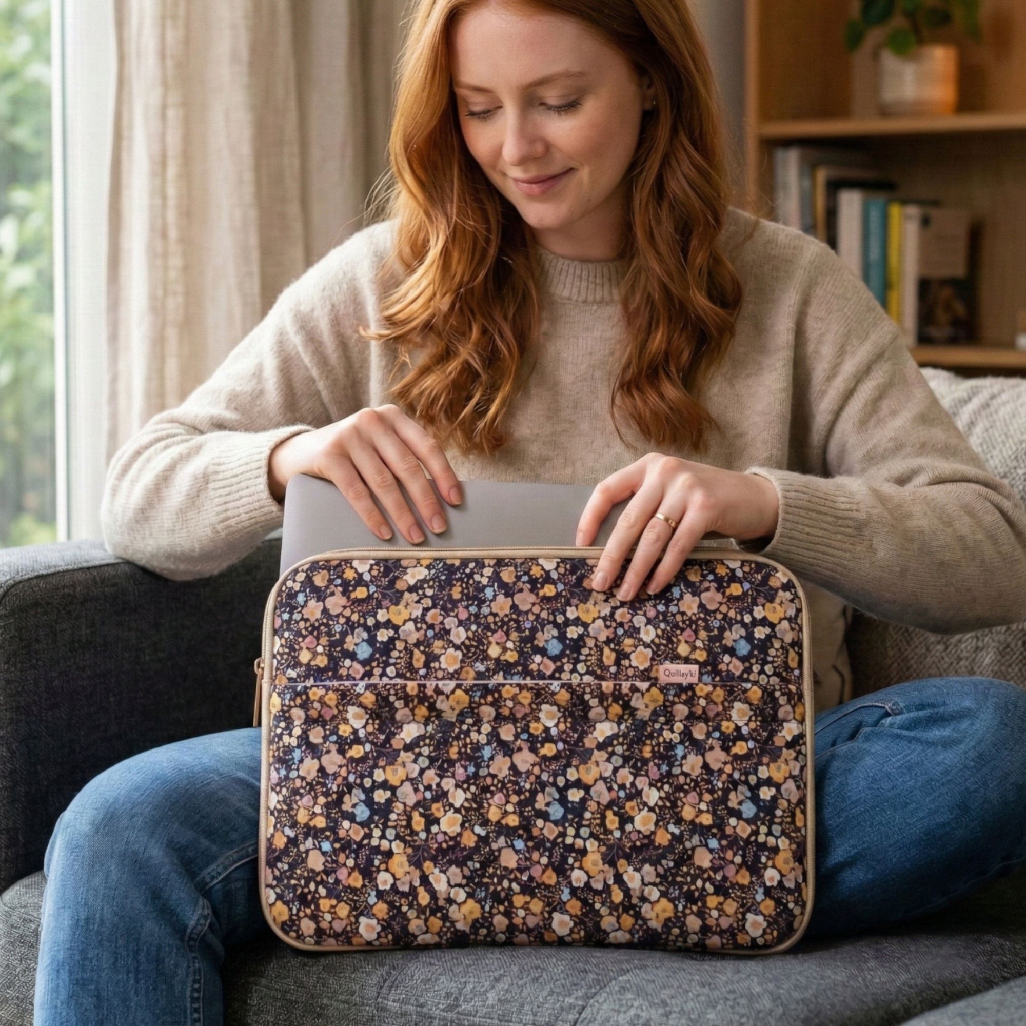 Funda para laptop Pétalos 14 Qullayki