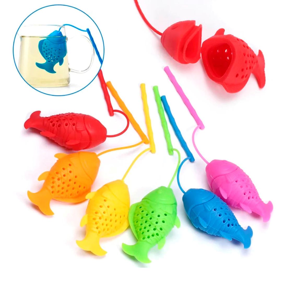 Pack 2 Infusores de Silicona en Forma de Pez