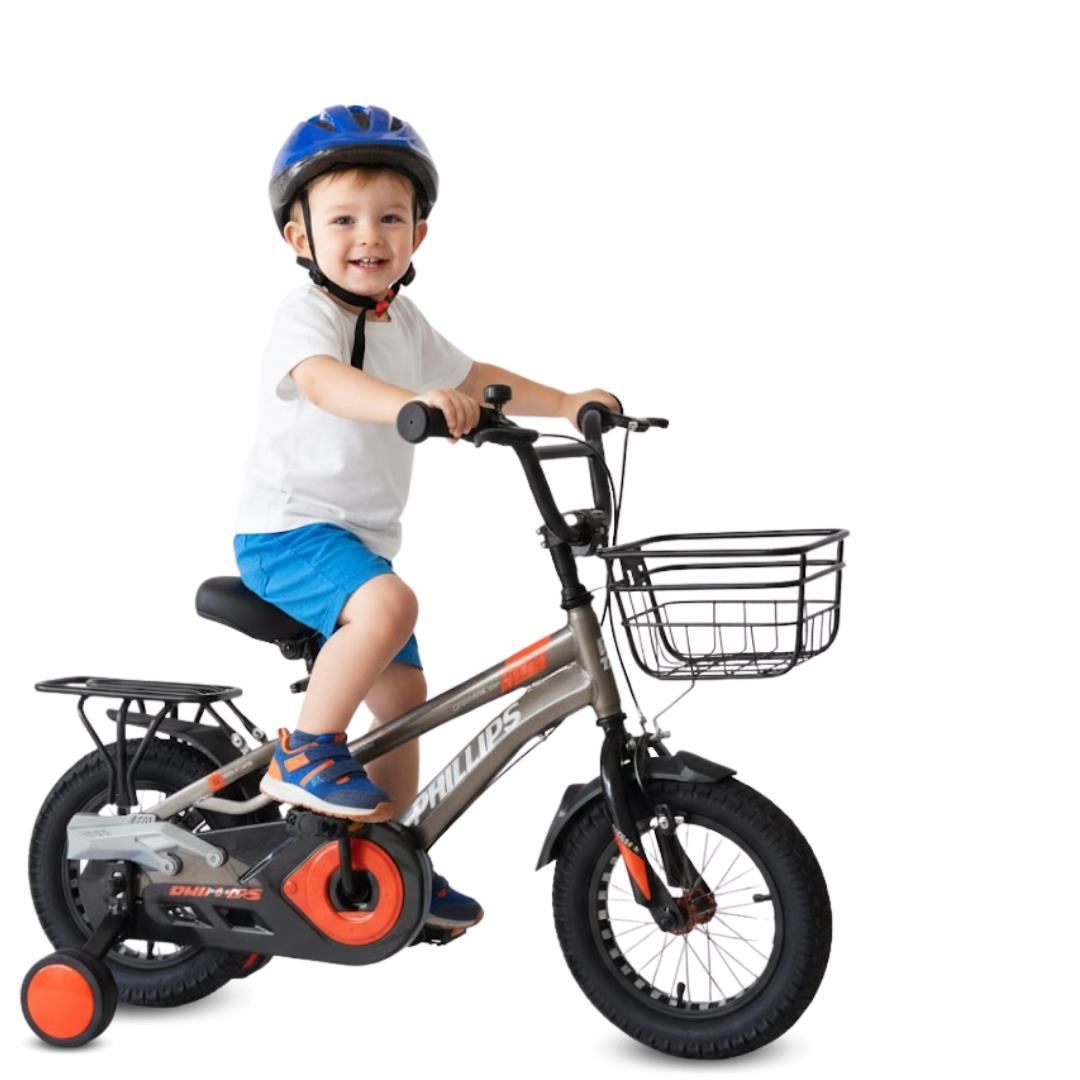 Bicicleta Deportiva Aro 12 «PHINES II» para Niños Coffee