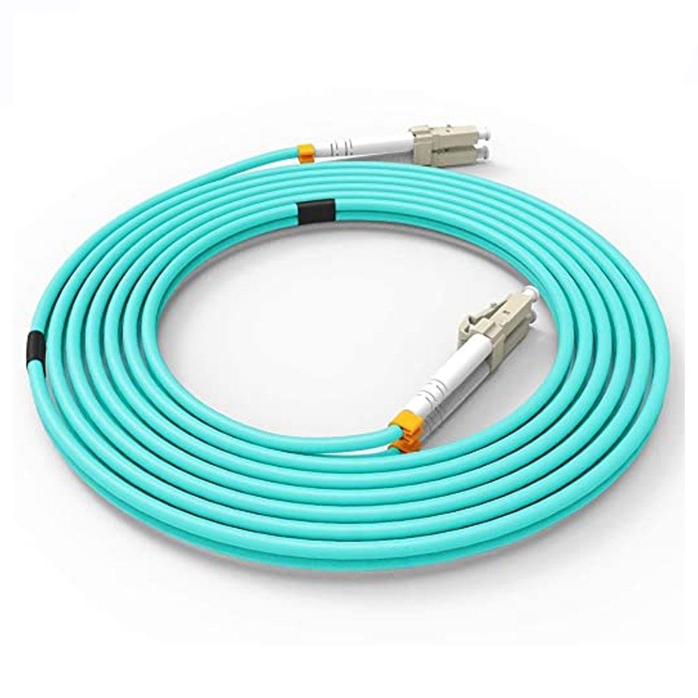 Cable patch cord de fibra optica OM3 3.0mm SC-SC 50dB 9/125 5 Metros  GENERICO