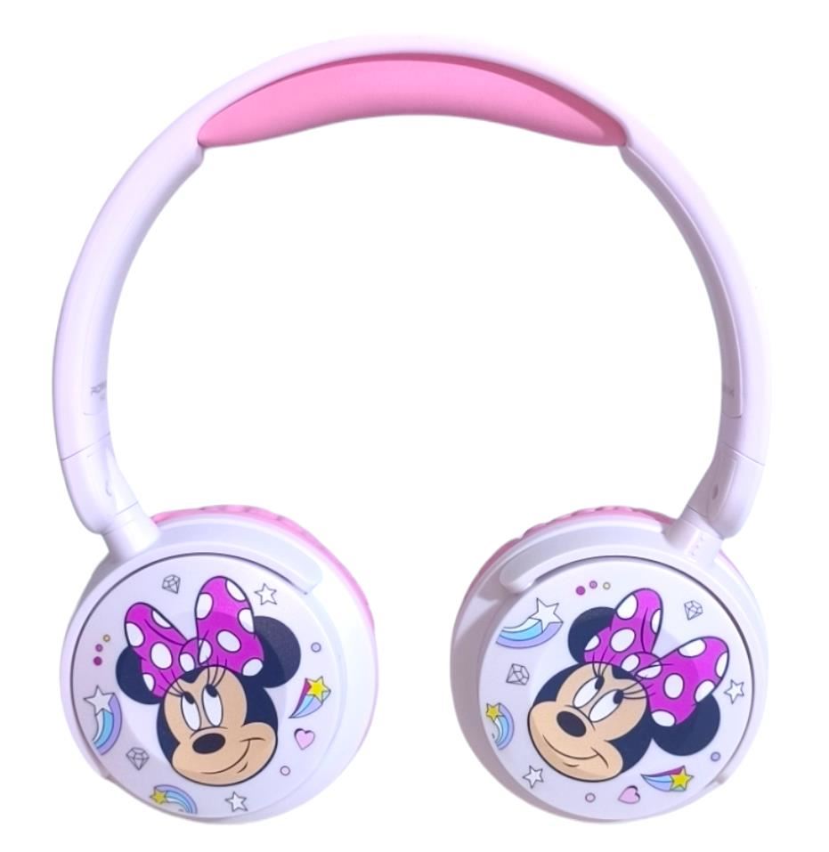 AUDÍFONOS LICENCIADO DISEÑO MINNIE MOUSE PARA NIÑAS.