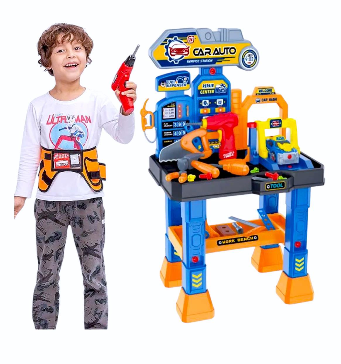 Juguete de Herramientas para niños por 125 piezas con luces y sonido