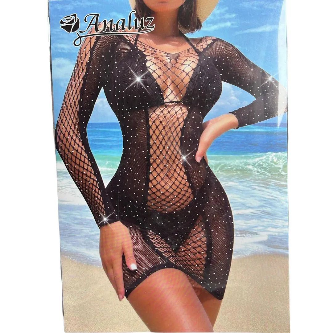 Sexy Vestido Tipo Malla