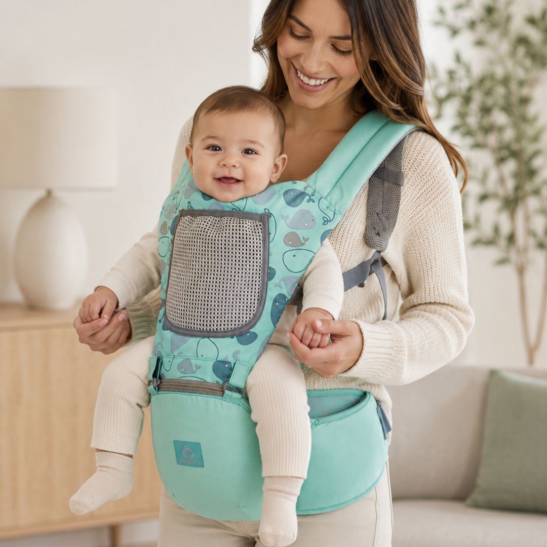 Canguro ergonómico asiento portabebe modelo ballenita