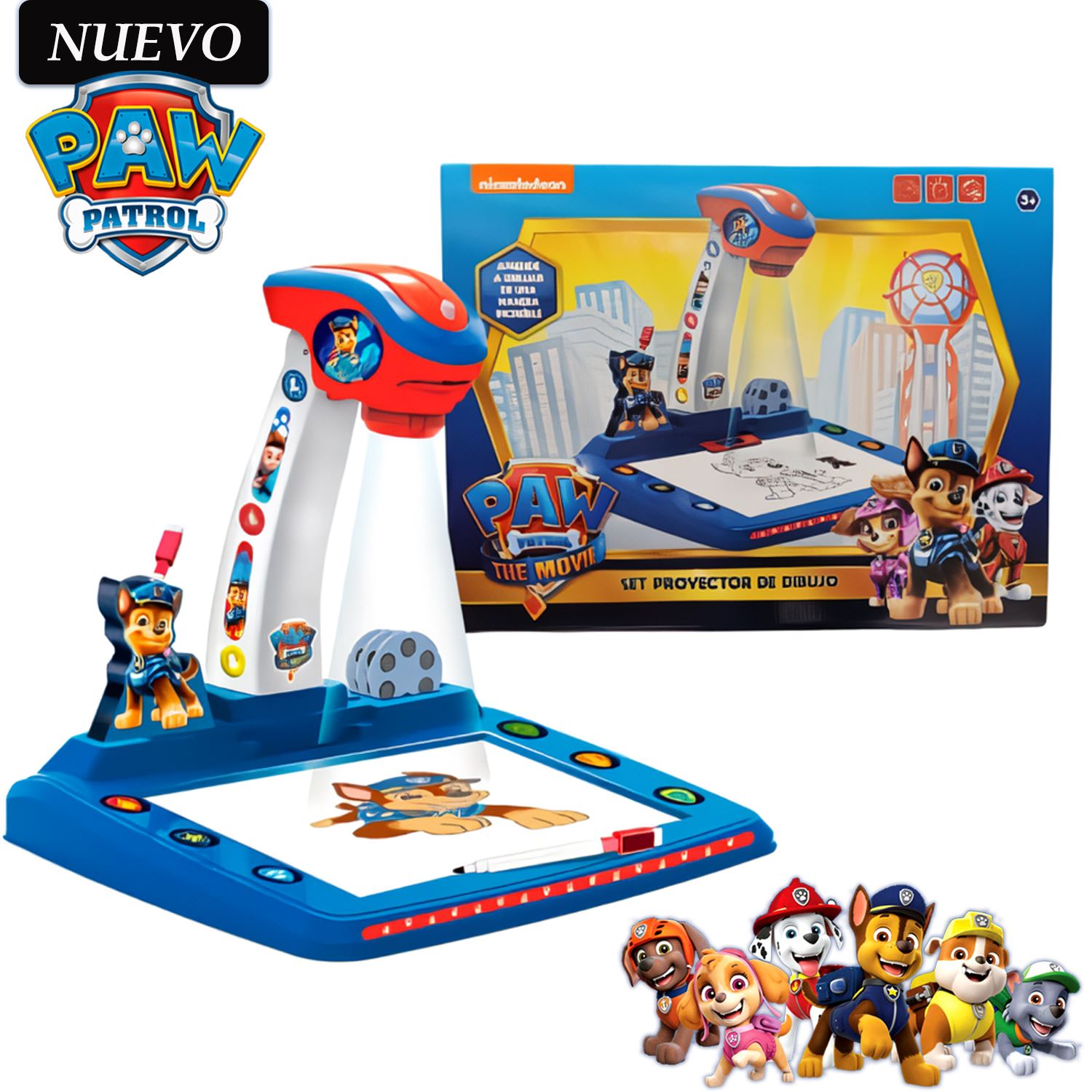 Pizarra Proyector Para Niños PAW PATROL