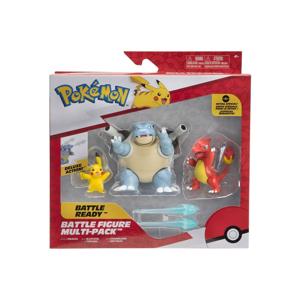 Pokémon Blastoise & Charmander - Figura de batalla de Blastoise &  Charmander de 4.5 pulgadas, 2 pulgadas, juguetes para niños y fanáticos de  Pokémon 