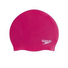 Gorro Speedo Plain Moulded Silicon Jr Rosado