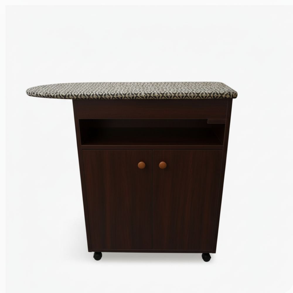 Planchador marron con rueda viene armado