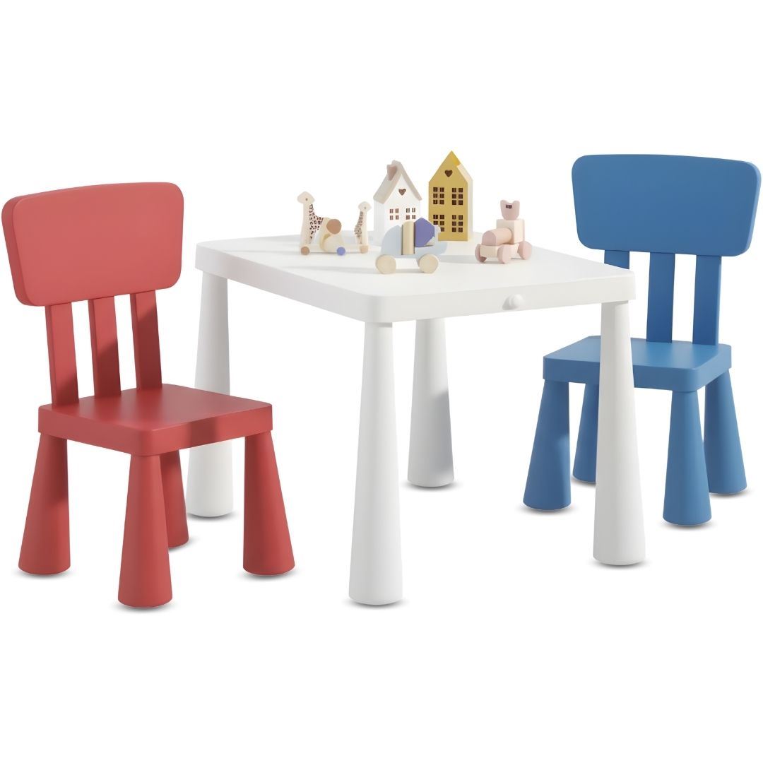 Mesa De Estudio Para Niños «PLAY WORK» Edición Limitada Red