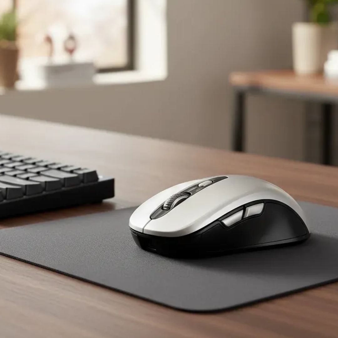 Mouse Inalámbrico Recargable Bluetooth Led Rgb 2 En 1