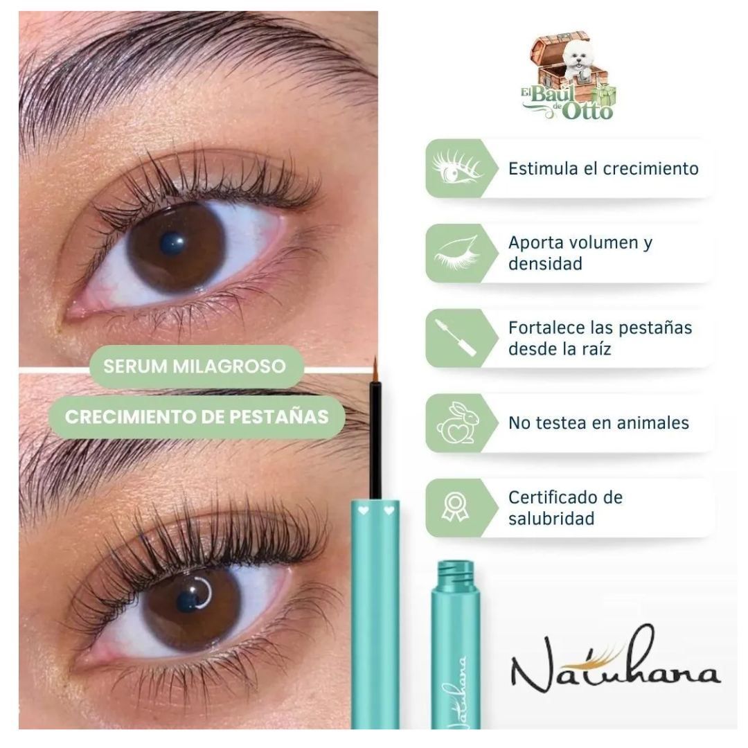 Serum Fortalecedor Milagroso Para Pestañas Y Cejas