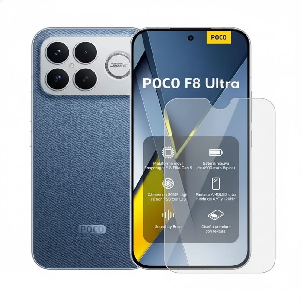 Xiaomi Poco F8 Ultra 16Gb Ram 512Gb Rom Azul + Mica Hidrogel - REGISTRADO