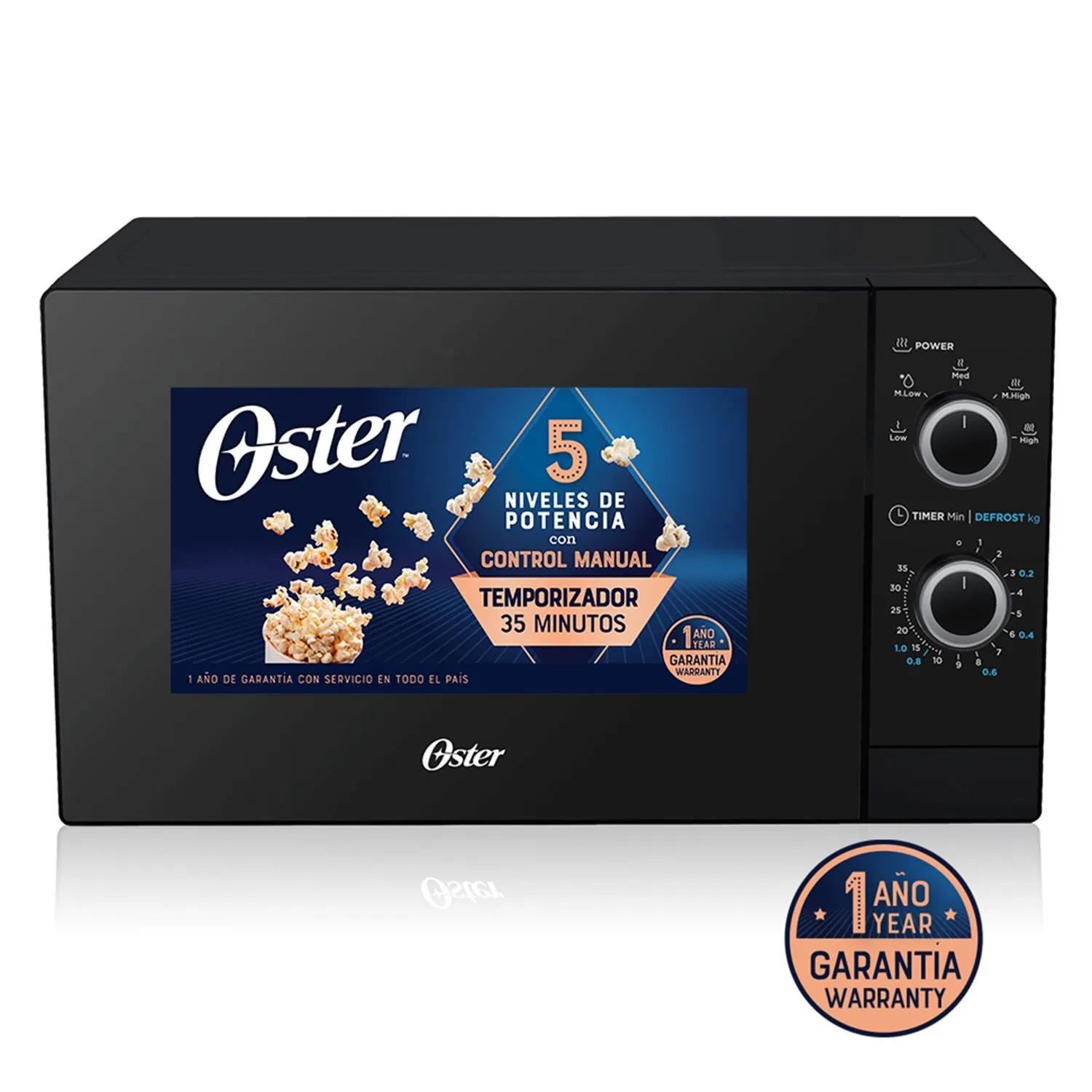 Horno Microondas de 20L Manual Oster POGM3702 Negro