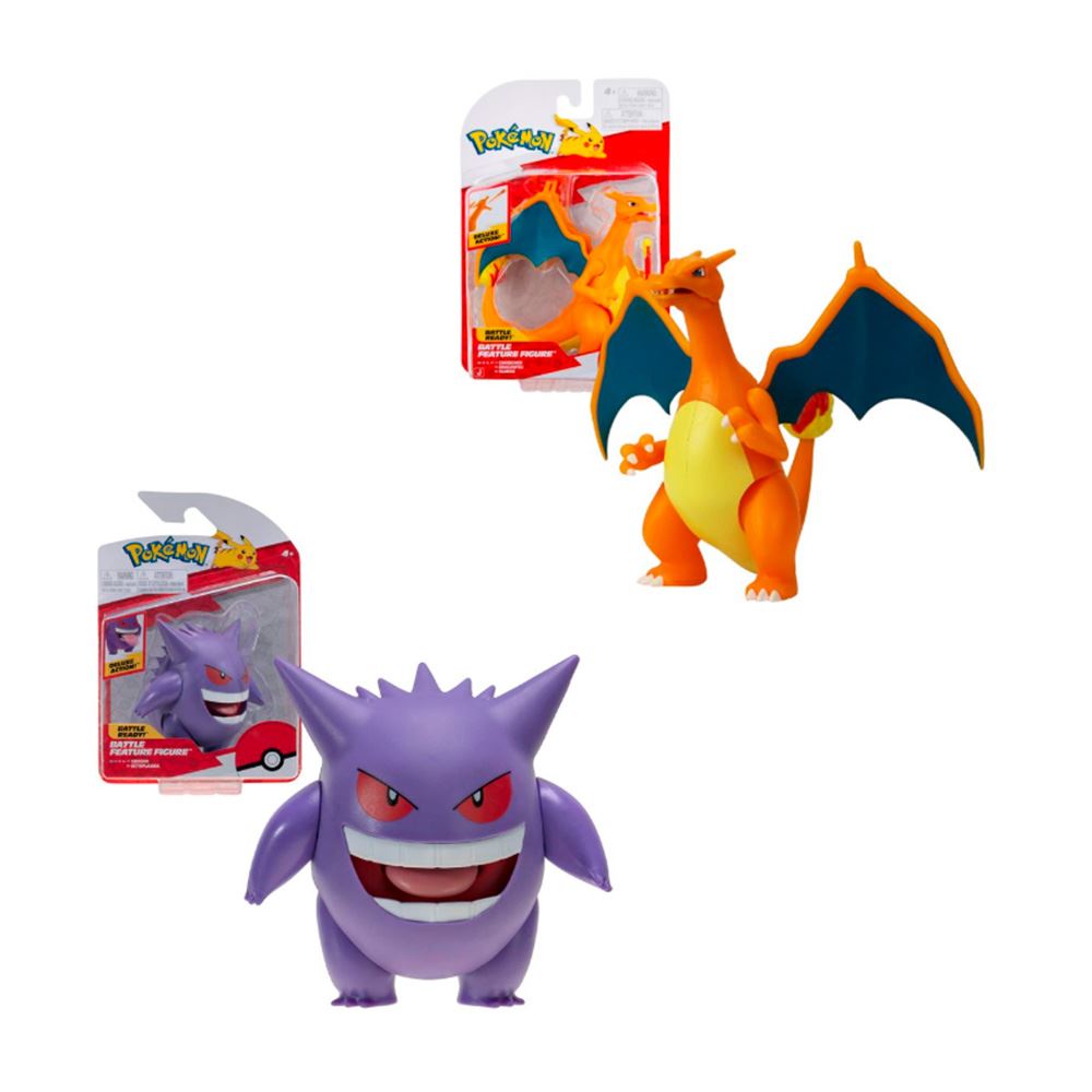 Pokemon Jazwares Charizard Gengar Set Exclusivo Raymi Store