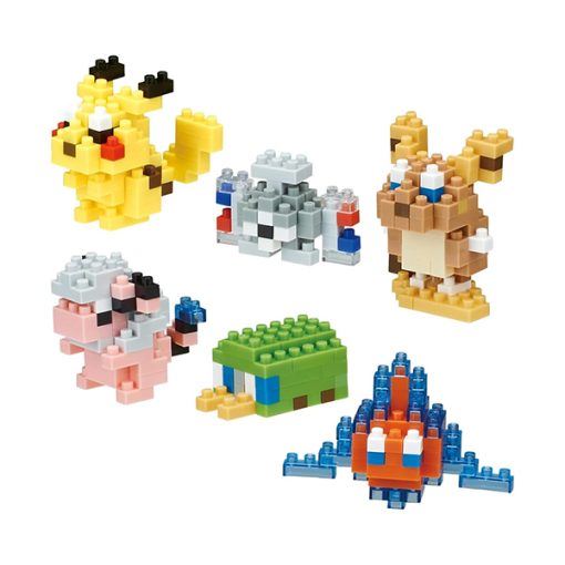 Pokemon Nanoblock Set de 6 Electricos