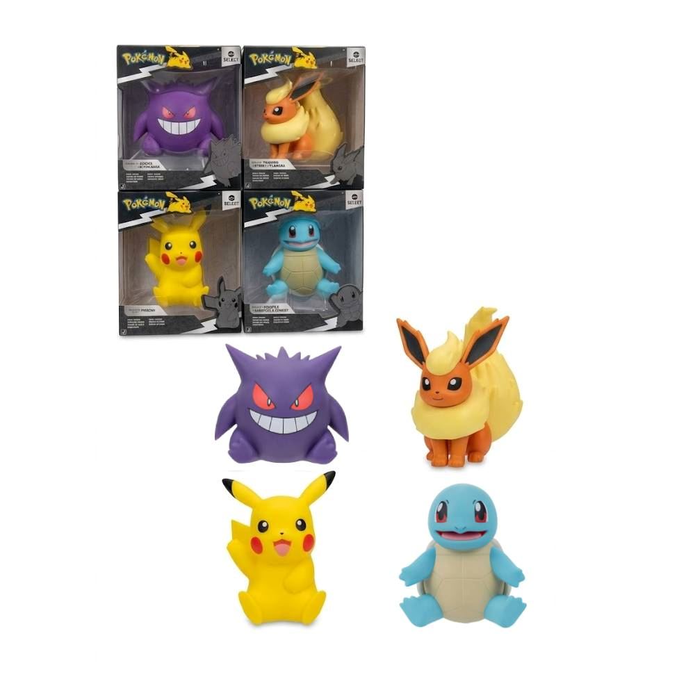 Pokemon Pack Jazwares 4 Unidades Gengar Set