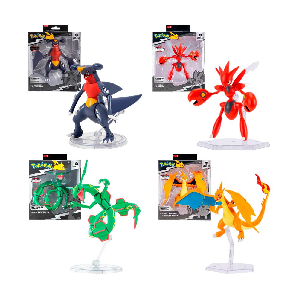 Pokemon Select Set Garchomp Scizor Rayquaza Mega Charizard Y