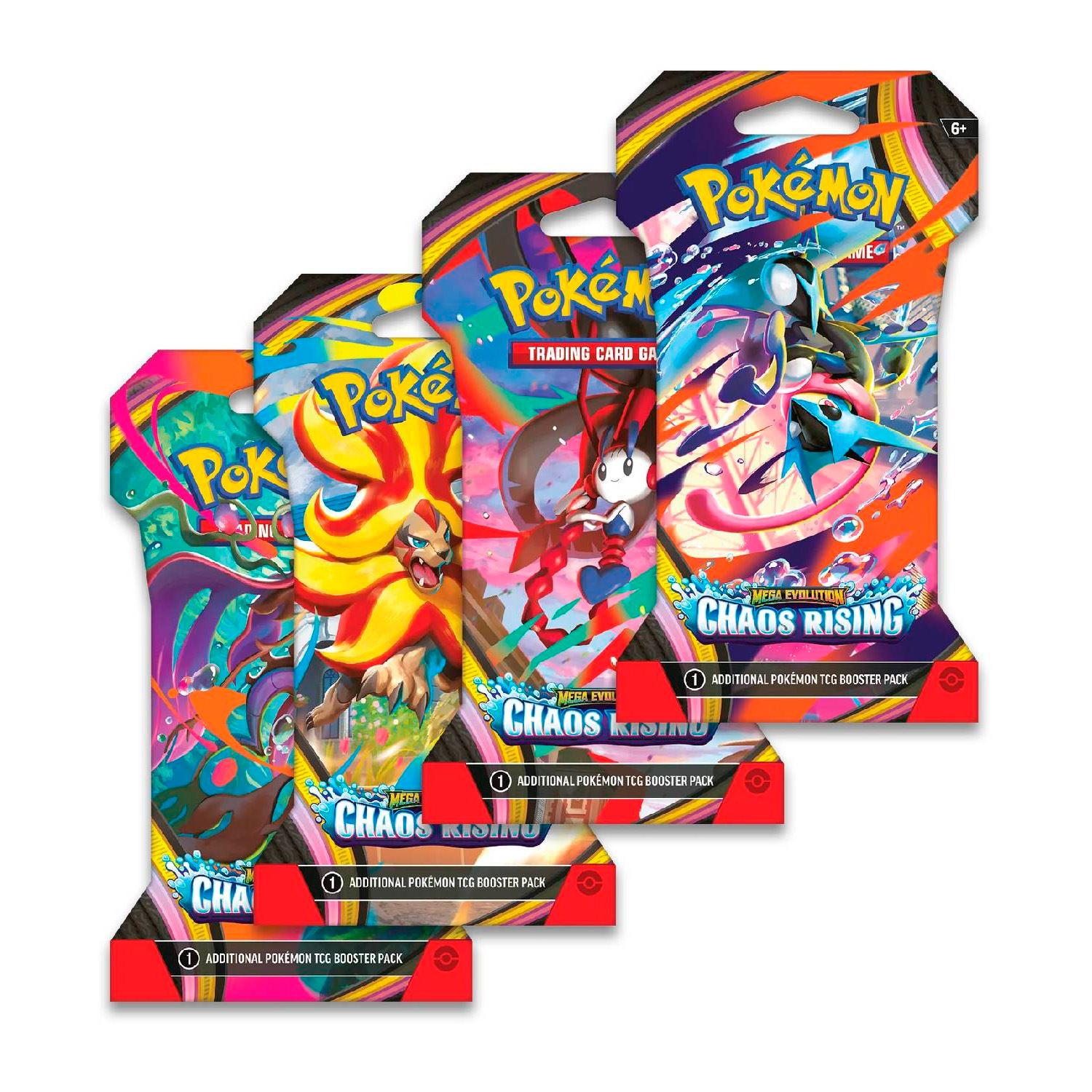 Pokemon TCG Chaos Rising Sleeved Booster Ingles