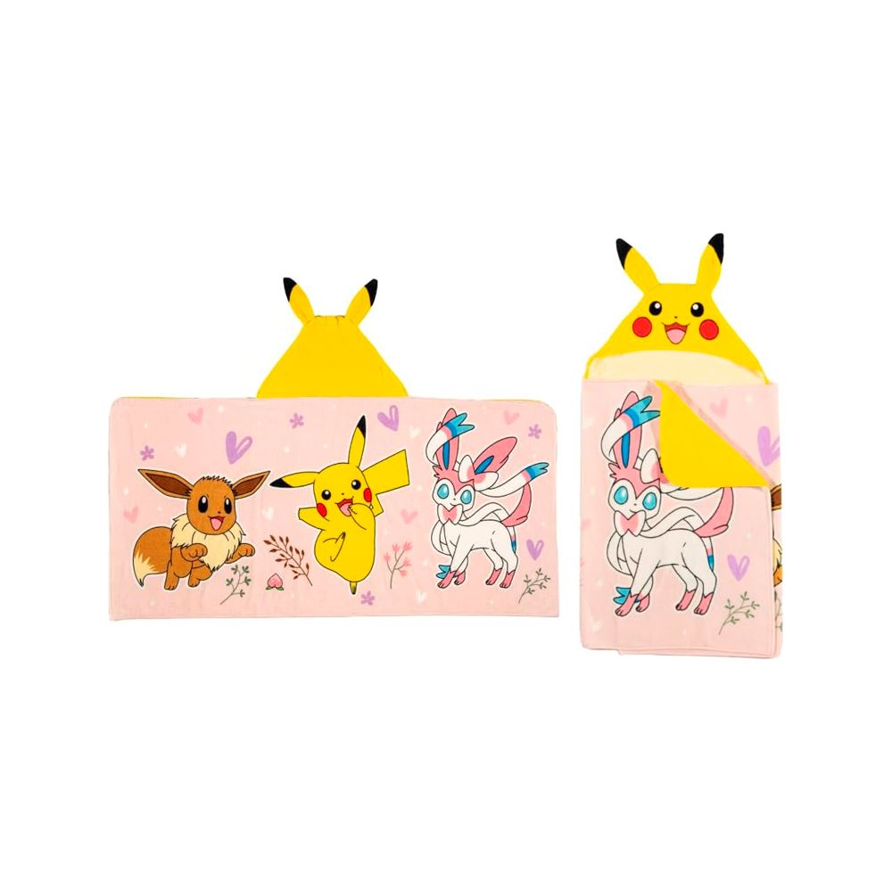Pokemon Toalla Pikachu Sylveon Eevee Niños Licenciado