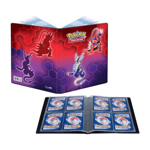 Pokemon Ultra Pro Miraidon Koraidon 4 Pocket Portafolio