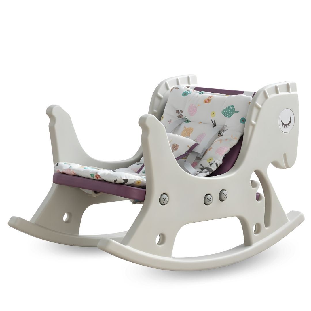 Silla Mecedora «PONNY BOO» Edición Limitada Light Gray