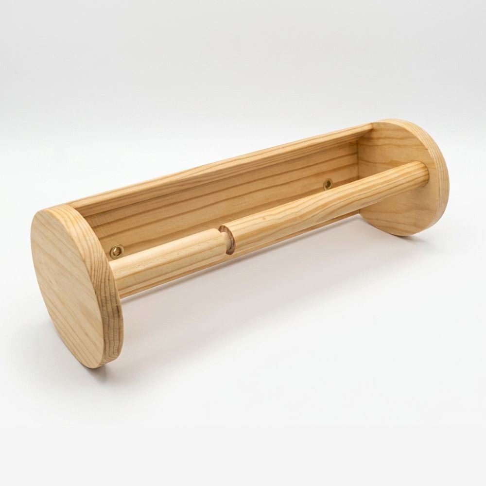 Soporte De Papel Toalla De En Madera natural