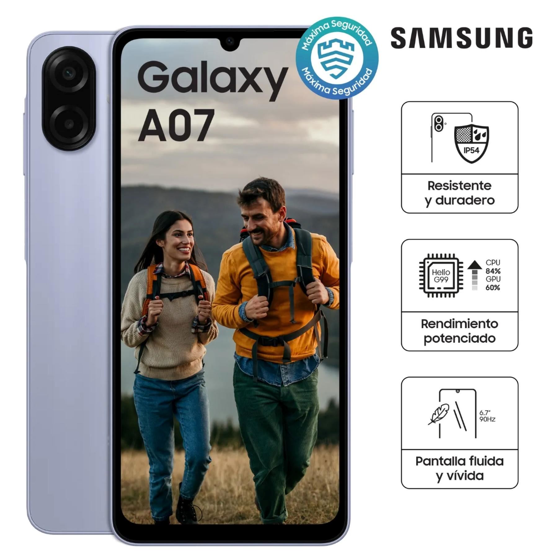 Celular Samsung Galaxy A07 4GB 64GB 6.7" Violeta