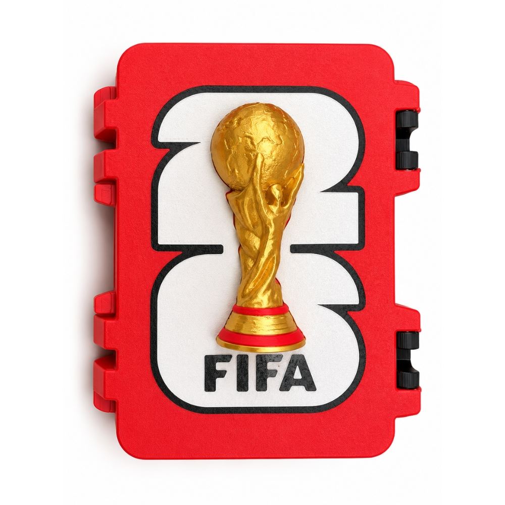 Estuche Porta Figuritas Oficial FIFA World Cup 2026 – Capacidad 300 Unidades