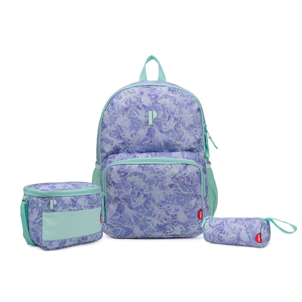 PACK MOCHILA PORTA PORTAMAR YUMIKO 3 PIEZAS MOCHILA LONCHERA CARTUCHERA