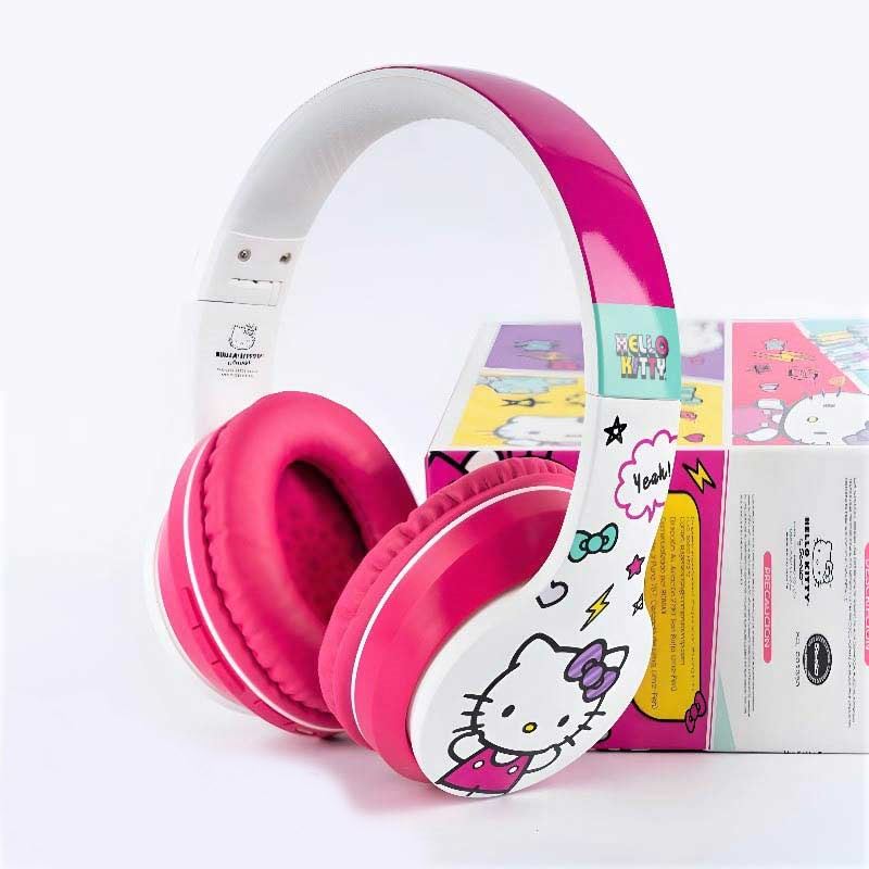 Audífonos Inalámbricos Bluetooth Diadema Hello Kitty