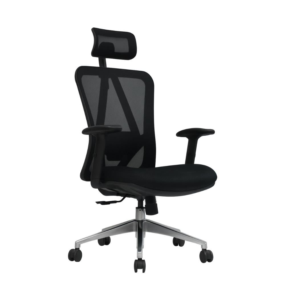 SILLA DE OFICINA PRESIDENCIAL ERGONÓMICA - LEVI NEGRO