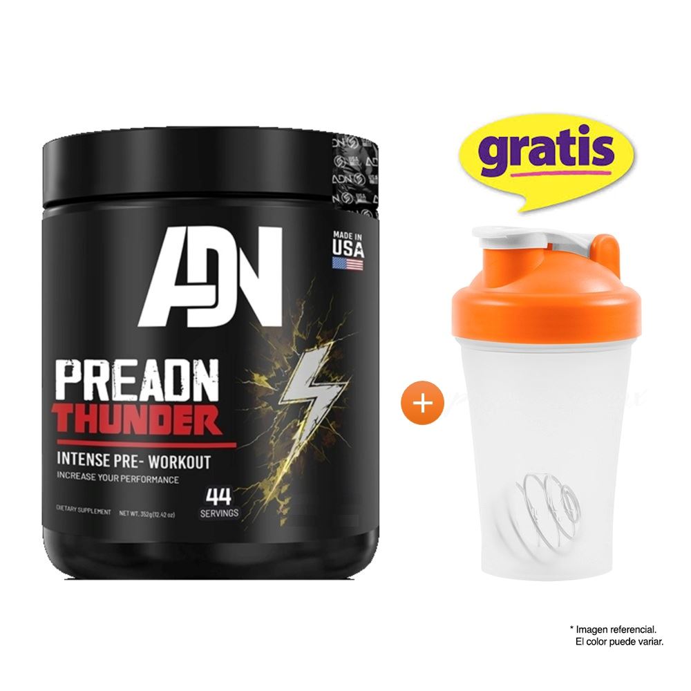 PRE ENTRENO ADN PREADN THUNDER 352GR UVA + SHAKER