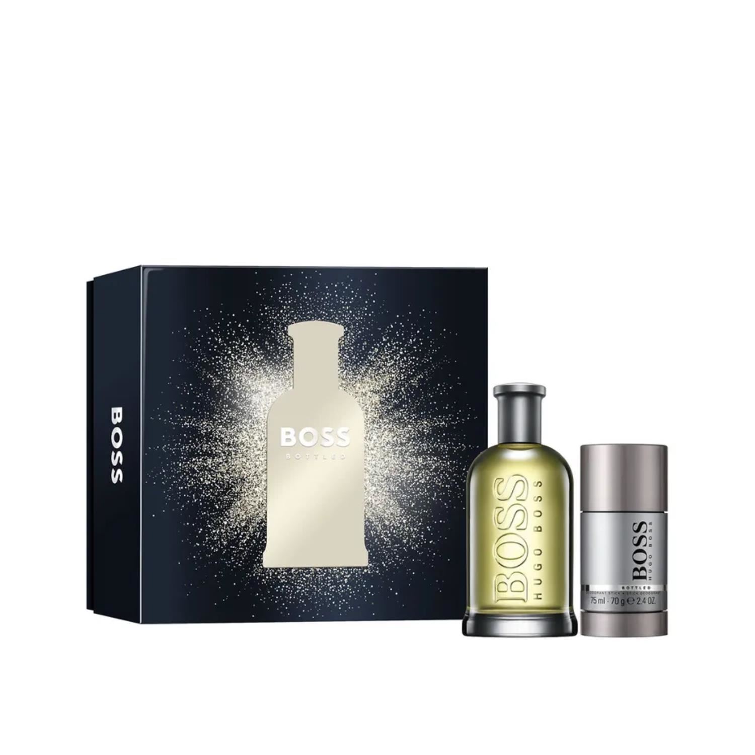 Boss Bottled Eau De Toilette 200 Ml Set con Desodorante 75 ml