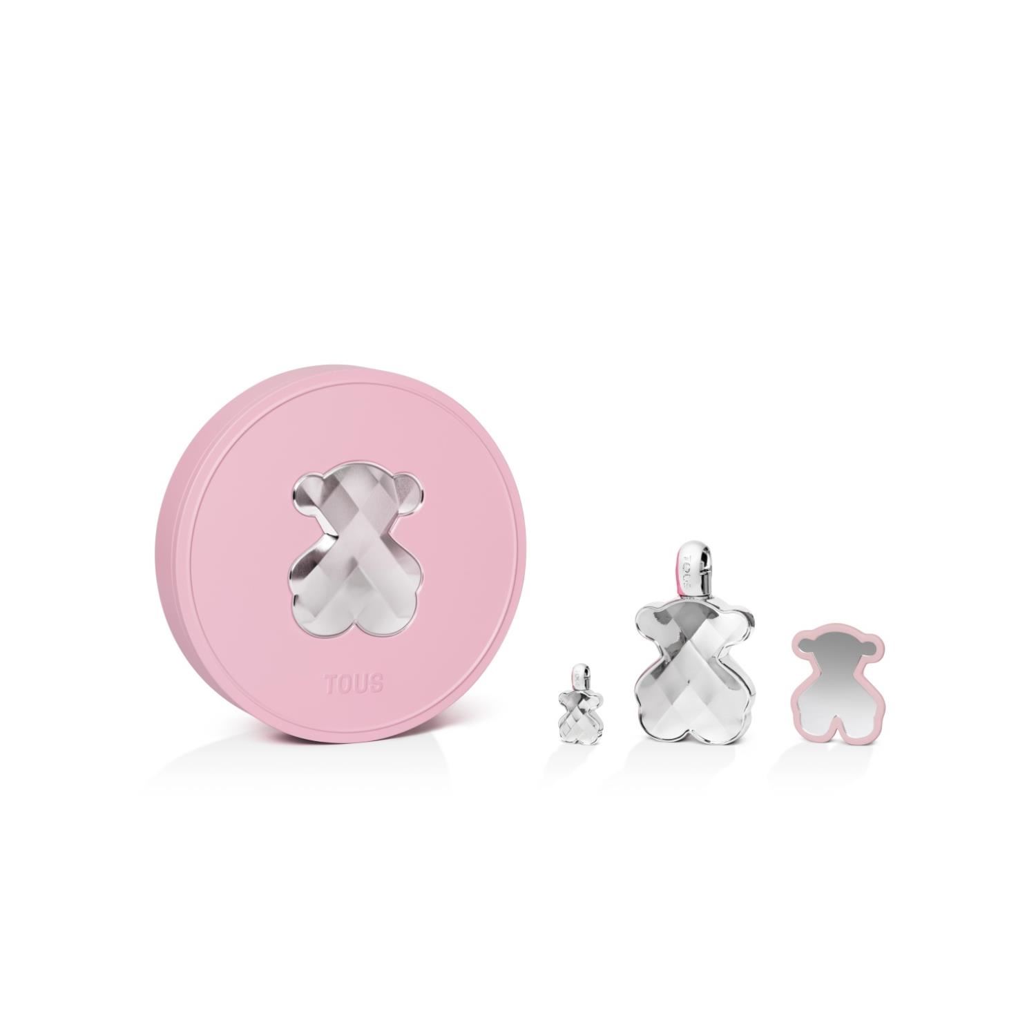Love Me - Set The Silver Parfum con Espejo