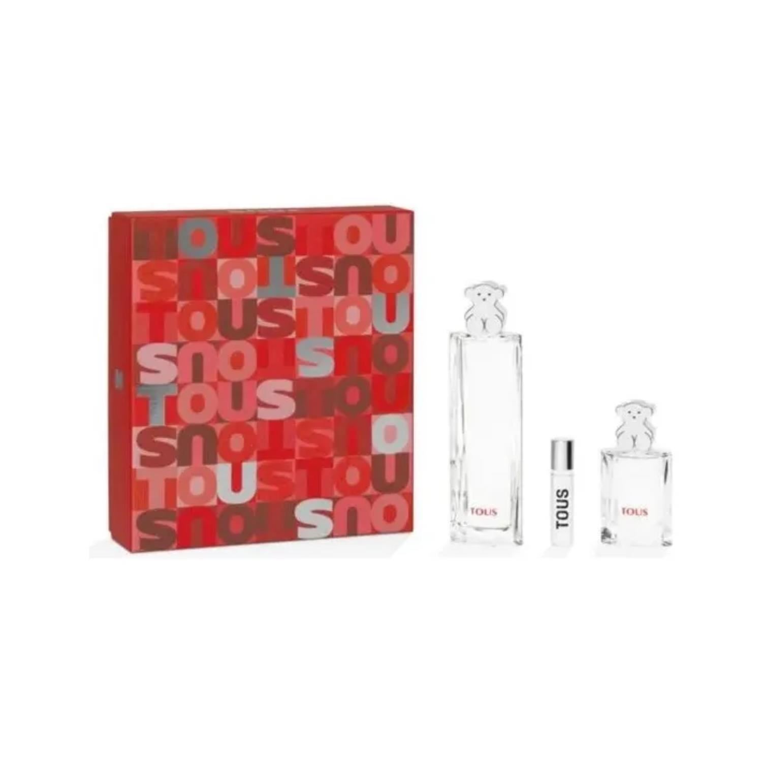 Set Perfume Mujer Tous 90ml Edt + 30ml Edt + Miniatura 45ml