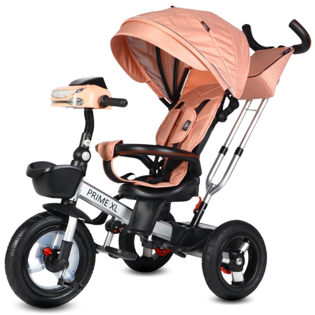 Triciclo Guiador Giratorio «PRIME XL» para Niños Melón
