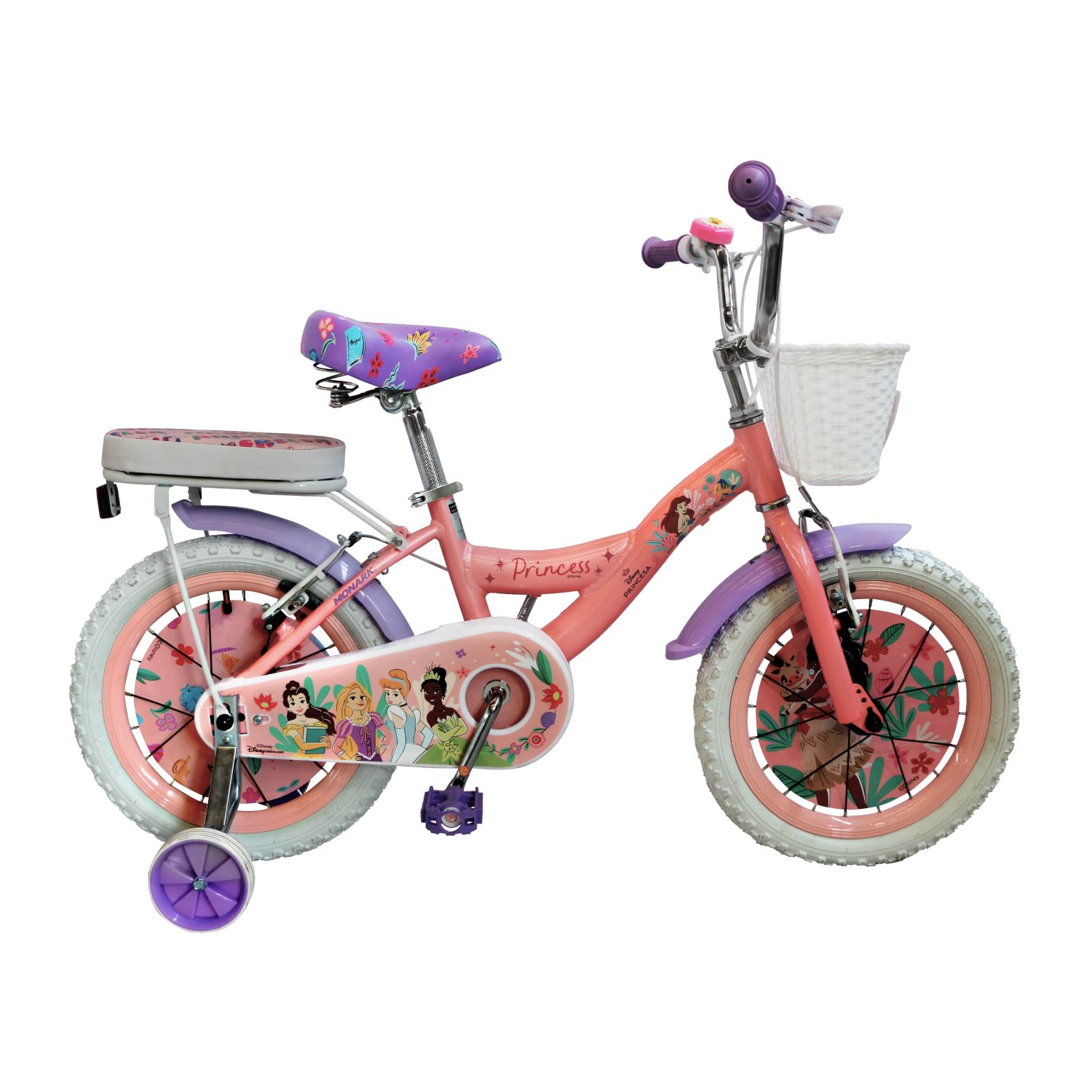 BICICLETA MONARK PRINCESAS ARO 16 ROSADO
