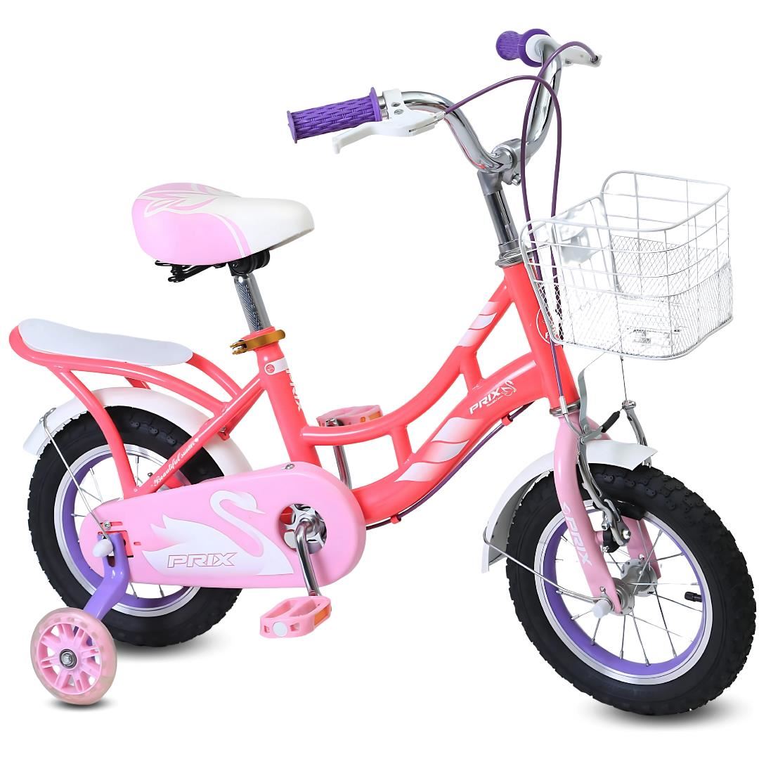 Bicicleta Para Niña Aro 12 «PRIX DELUXE» Rose/celeste
