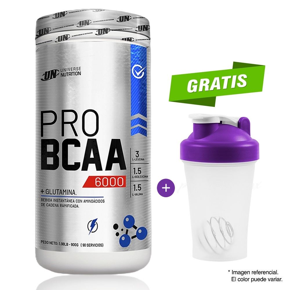 PRO BCAA 6000 AMINOÁCIDO UN UNIVERSE NUTRITION 1KG NARANJA
