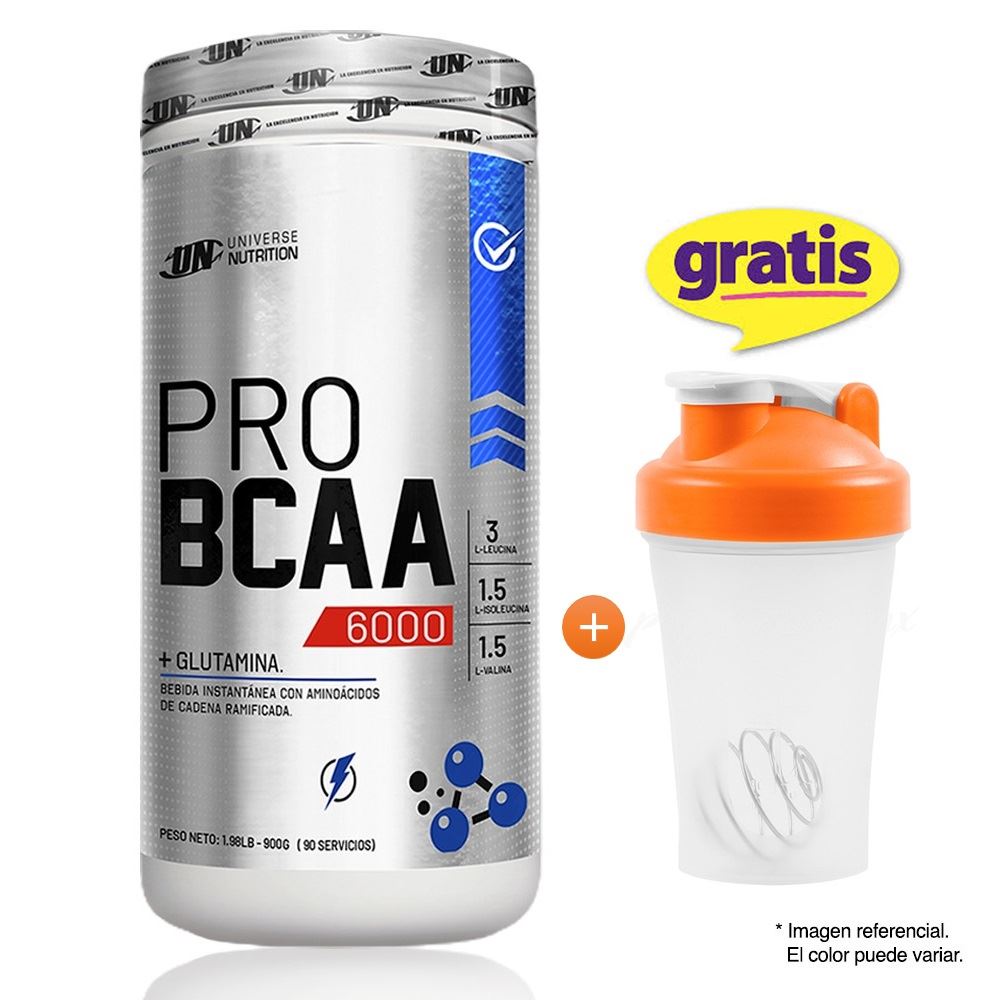 PRO BCCA 6000 AMINOACIDO 1KG NARANJA UNIVERSE NUTRITION