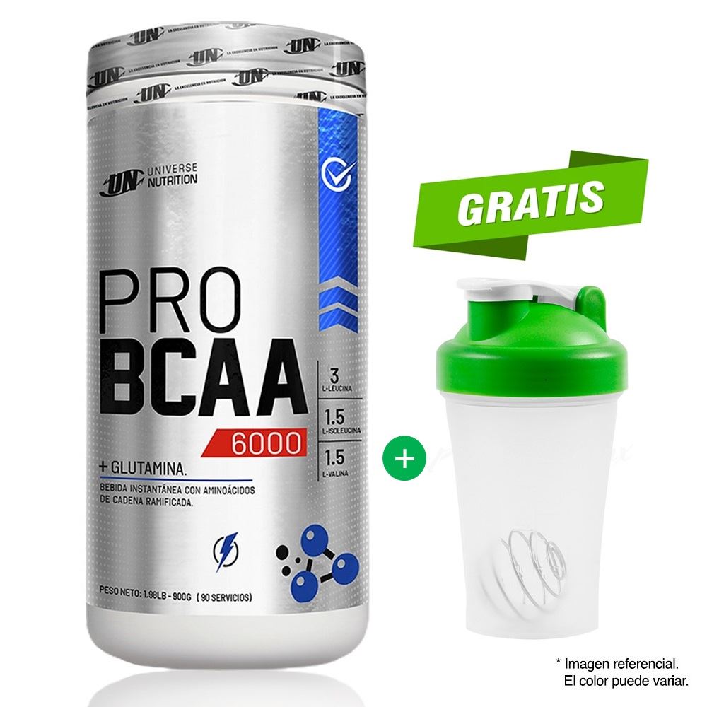 PRO BCAA 6000 AMINOÁCIDO UN UNIVERSE NUTRITION 1KG FRUIT PUNCH