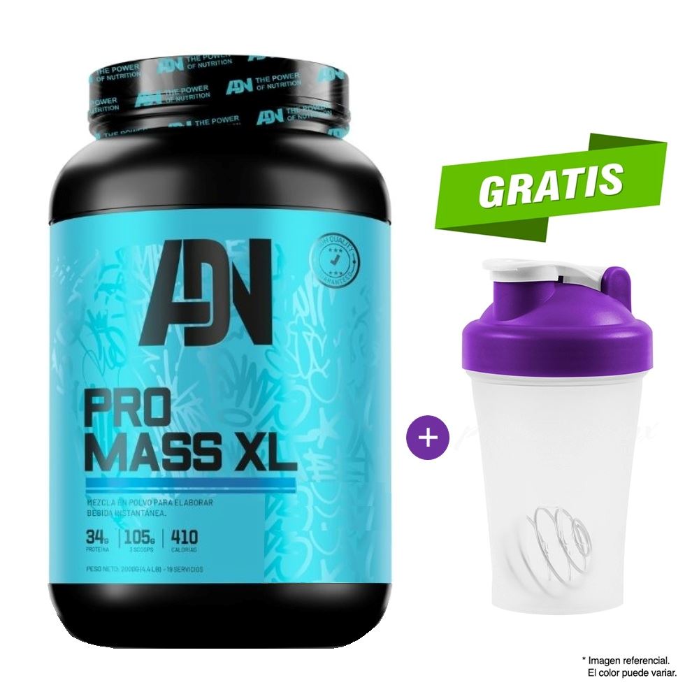 PRO MASS XL SUERO DE LECHE 2 KG CHOCOLATE + SHAKER
