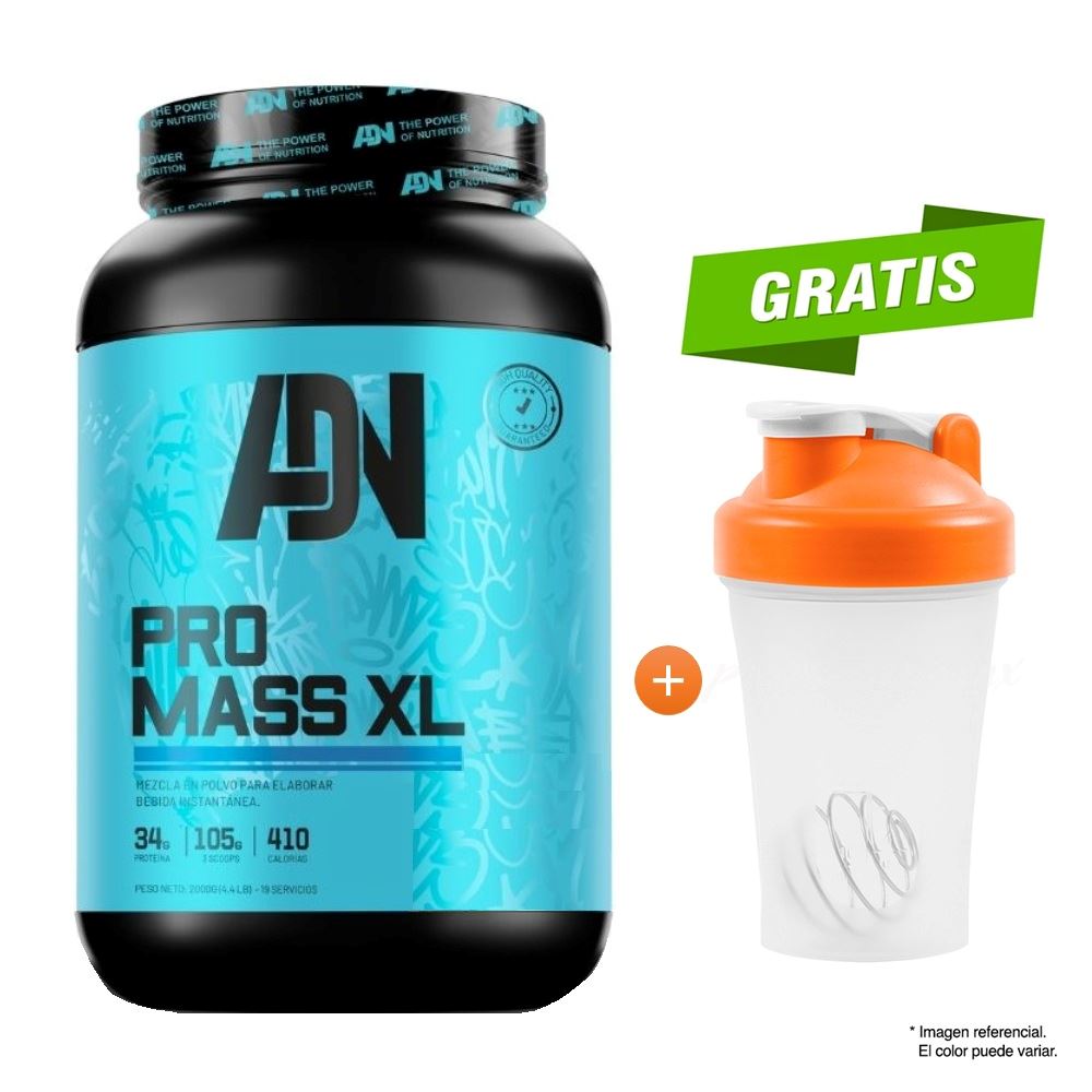 PRO MASS XL SUERO DE LECHE 2 KG VAINILLA + SHAKER