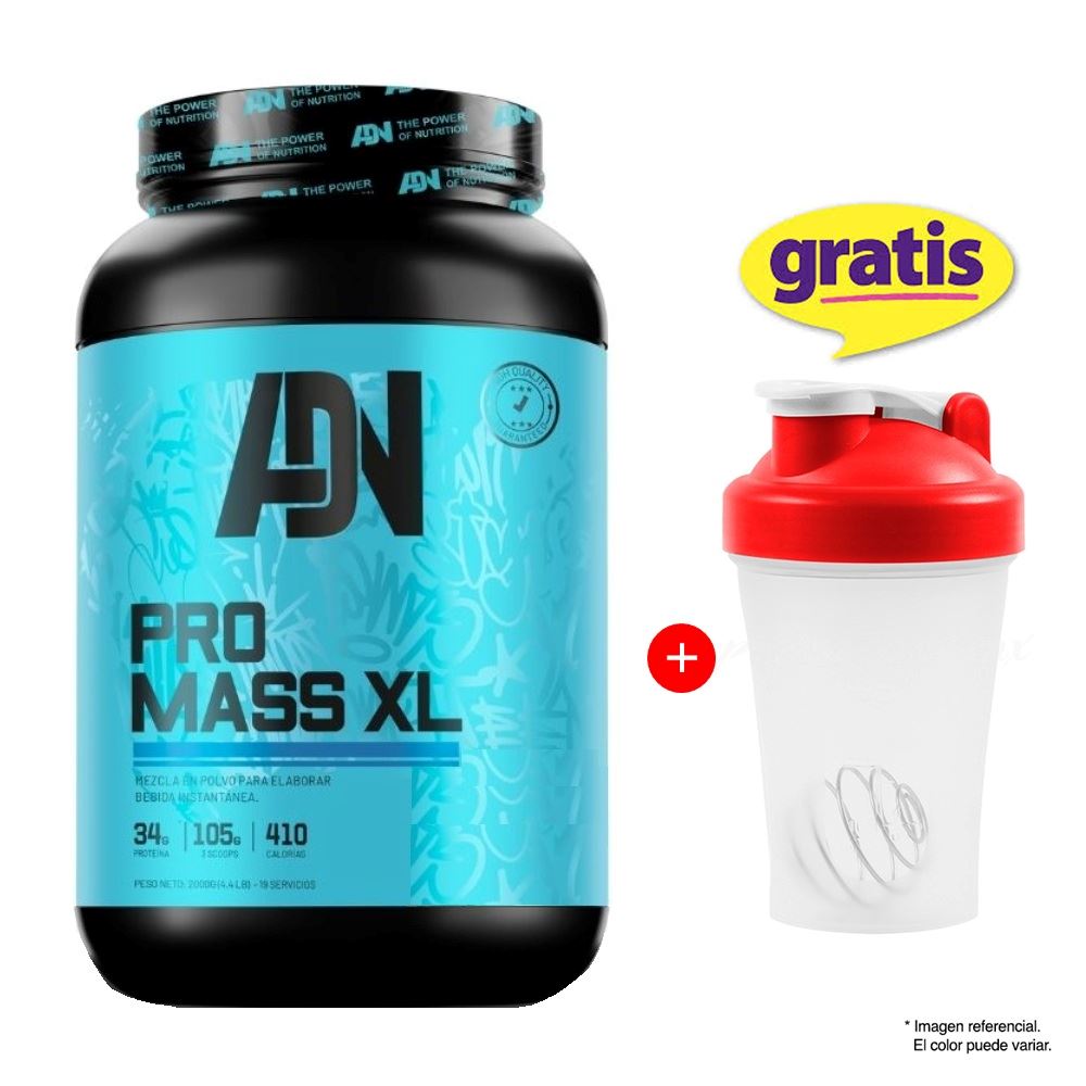 Mass Gainer ADN Nutrition Pro Mass XL 2kg Vainilla