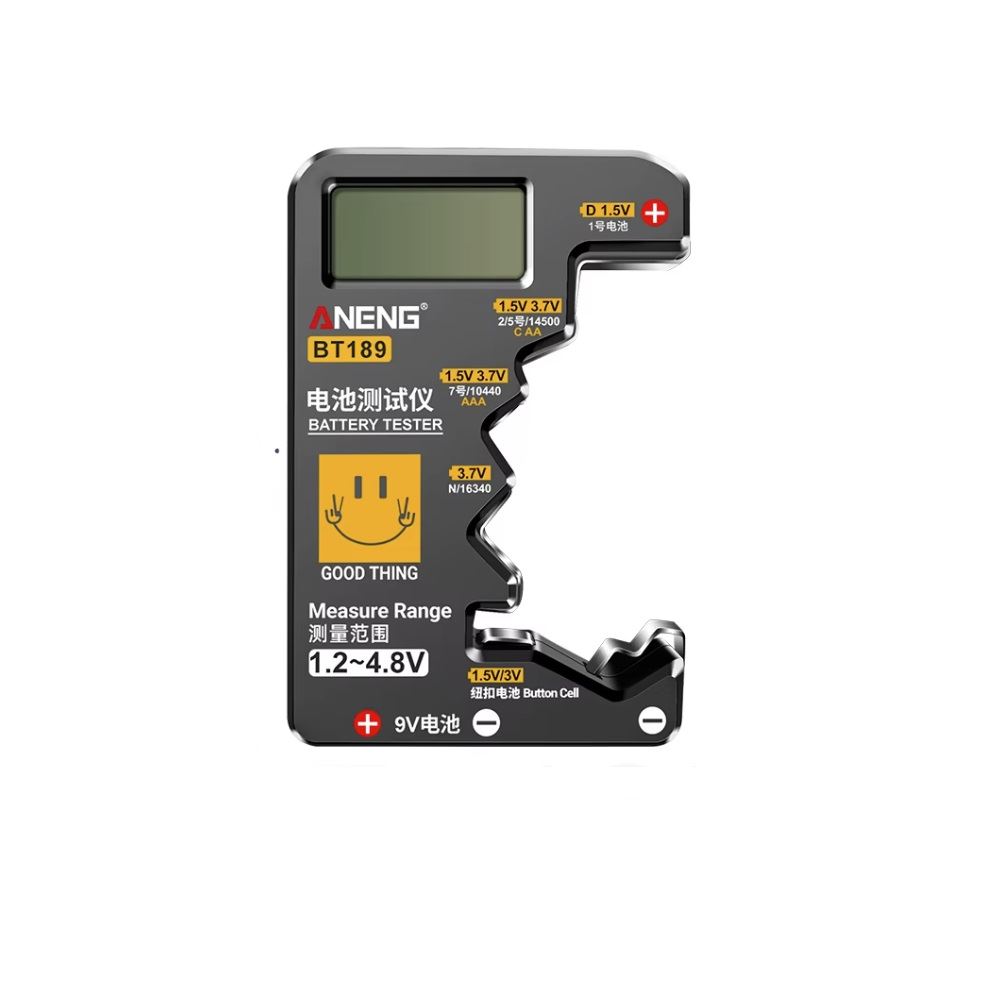 Medidor Tester Batería Probador Pilas ANENG BT189 Universal Medidor de Voltaje Carga